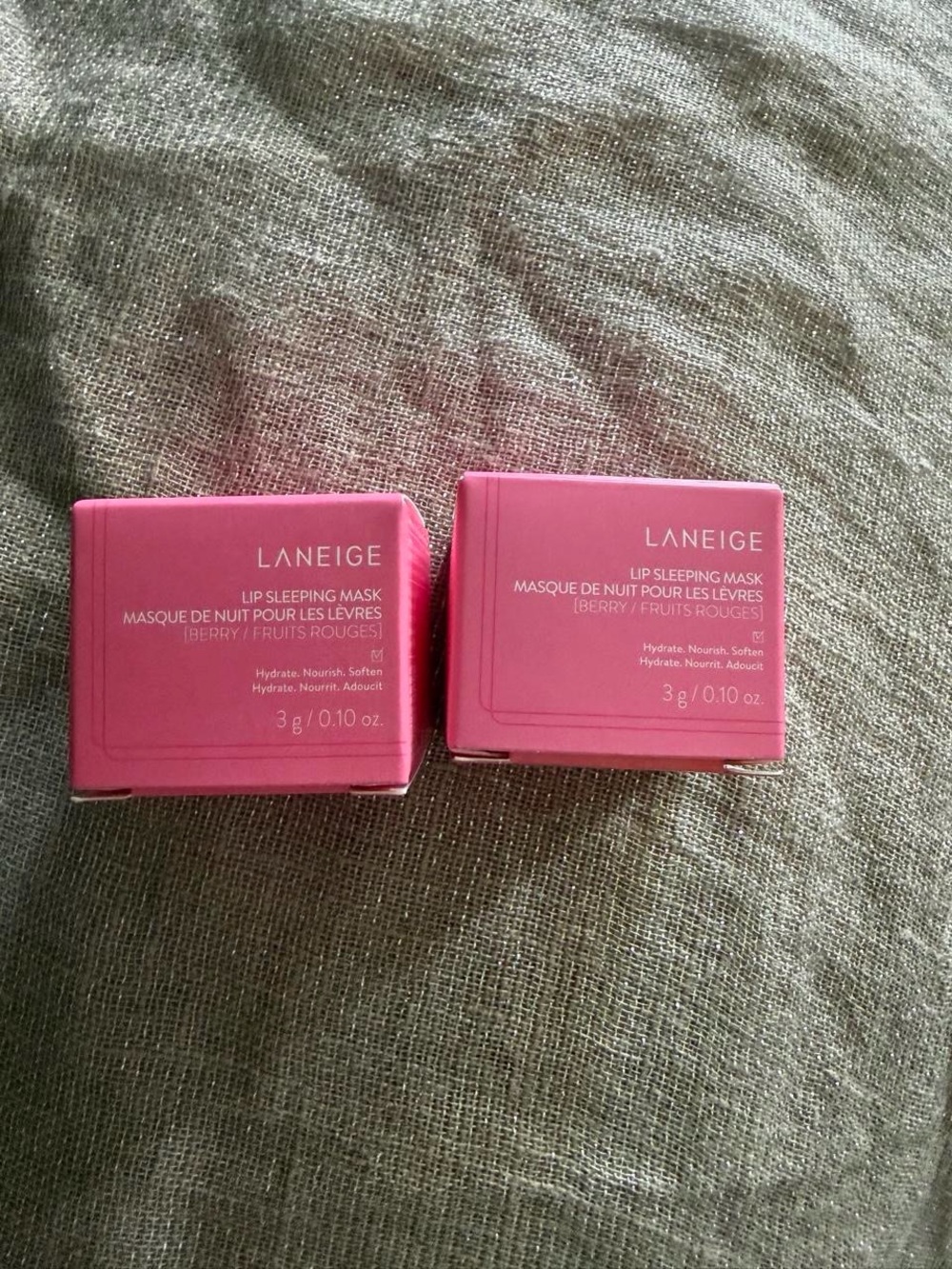 LANEIGE Lip Sleeping Mask Mini Boxes 2pcs- Pink
